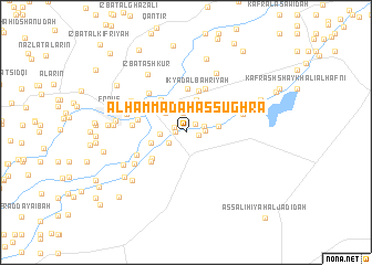 map of Al Ḩammādah aş Şughrá