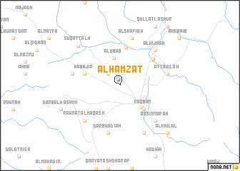 map of Al Ḩamzāt