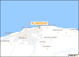 map of Al Hanshīr