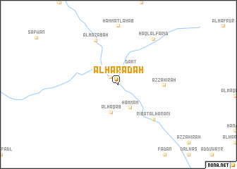 map of Al Ḩarāḑah