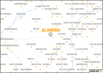 map of Al Ḩarākī