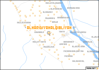 map of Al Ḩarīdīyah al Qiblīyah