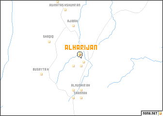 map of Al Harijan