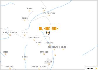 map of Al Ḩarīsah