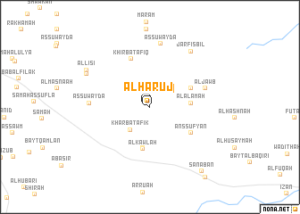 map of Al Harūj