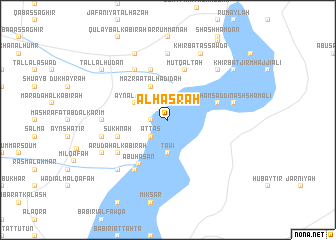 map of Al Ḩaşrah