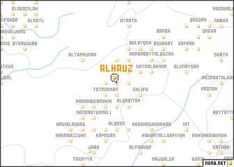 map of Al Ḩāʼūz