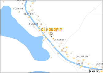 map of Al Ḩawāfiz̧