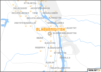 map of Al Ḩawāmidīyah