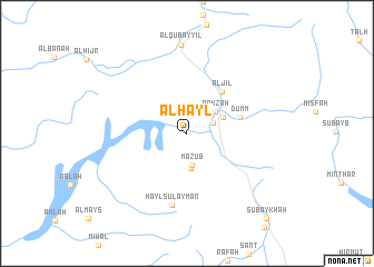 map of Al Ḩayl