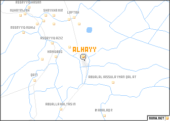 map of Al Ḩayy