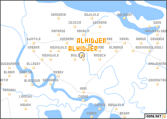 map of Al Hidjer