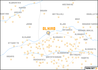 map of Al Ḩimāʼ