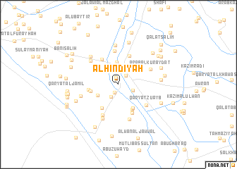 map of Al Hindīyah