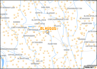 map of Al Ḩudūd