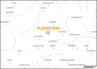 map of Āl Ḩumaydān
