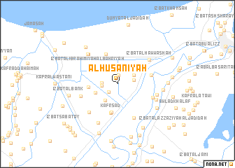 map of Al Ḩusānīyah