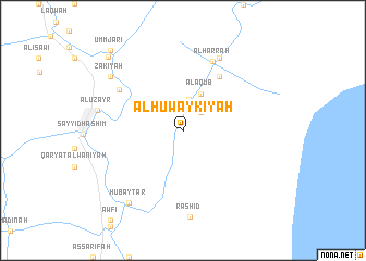 map of Al Ḩuwaykīyah