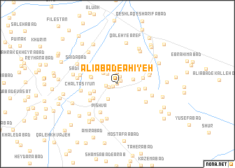 map of ‘Alīābād-e Ahīyeh