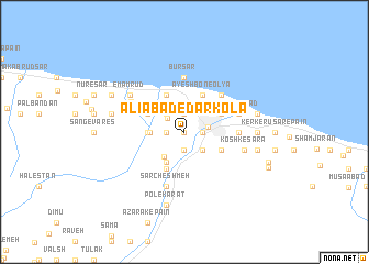 map of ‘Alīābād-e Dārkolā
