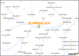 map of ‘Alīābād-e Lūch