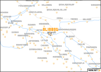 map of ‘Alīābād