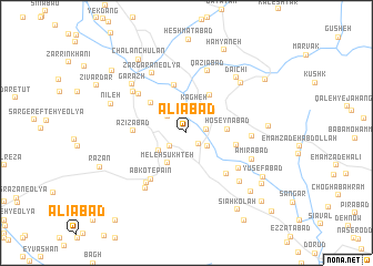 map of ‘Alīābād