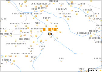 map of ‘Alīābād