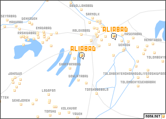 map of ‘Alīābād