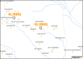 map of ‘Alīābād