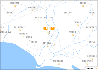 map of Aliağa