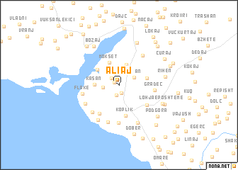 map of Aliaj