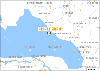 map of ‘Alī al Fad‘am