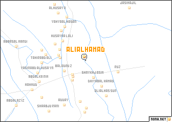 map of ‘Alī al Ḩamad
