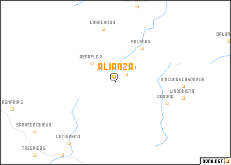 map of Alianza