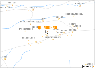 map of Ali Bakhsh