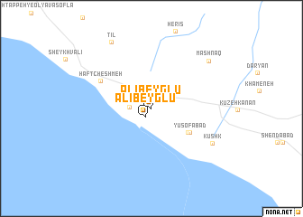 map of ‘Alī Beyglū