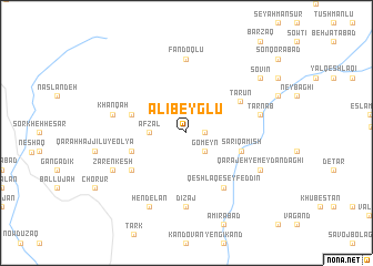 map of ‘Alī Beyglū