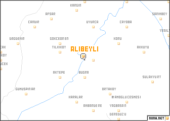 map of Alibeyli