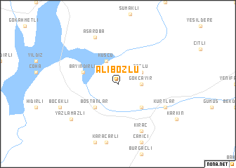 map of Alibozlu