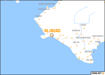 map of Alibuag