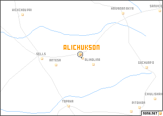 map of Ali Chukson