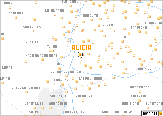 map of Alicia