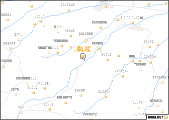 map of Alıç