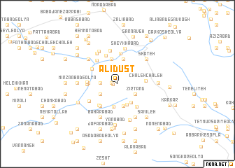 map of ‘Alī Dūst