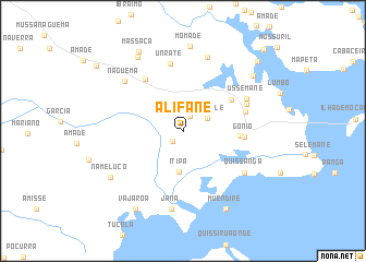 map of Alifane