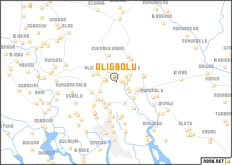map of Aligbolu