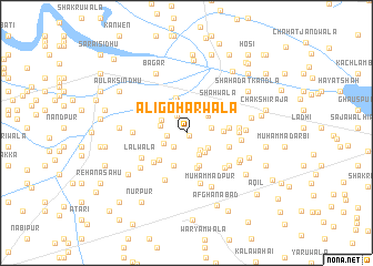 map of Ali Gohārwāla