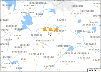 map of Alīguda