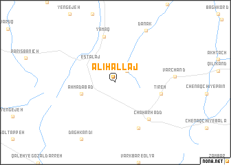 map of ‘Alī Ḩallāj